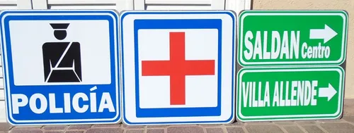Carteles De Transito Chapa Galvanizada Señales Tu Campo.