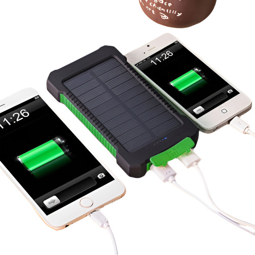 Solar Cargador Portátil Usb Potencia Banco De Baterías Del T