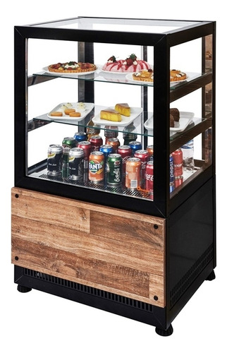 Balcão Refrigerado Retilineo 70cm Preto Omega