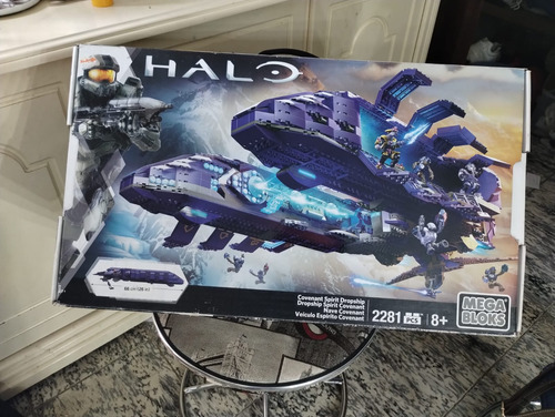 Halo Mega Bloks Covenant Spirit Dropship Dpj95 (Usado)