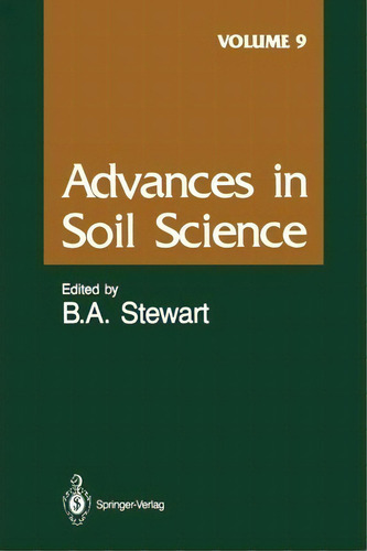 Advances In Soil Science, De P. H. T. Beckett., Vol. 9. Editorial Springer Verlag New York Inc, Tapa Blanda En Inglés