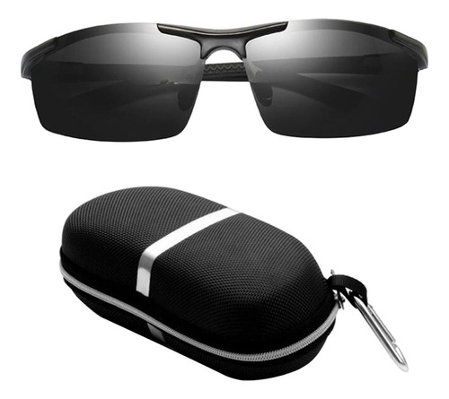 Gafas De Sol Polarizadas Deportivas Para Hombre, Gafas Negro