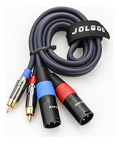 Cable Rca A Xlr, Cable Doble Rca Macho A Doble Xlr Macho, Ca