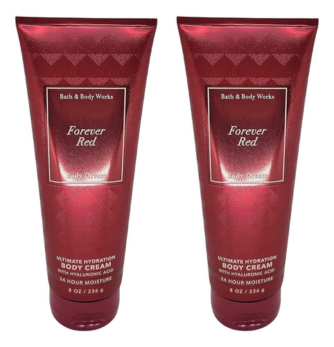 Bath And Body Works 2 Pack Forever Red Ultra Shea Body Cream