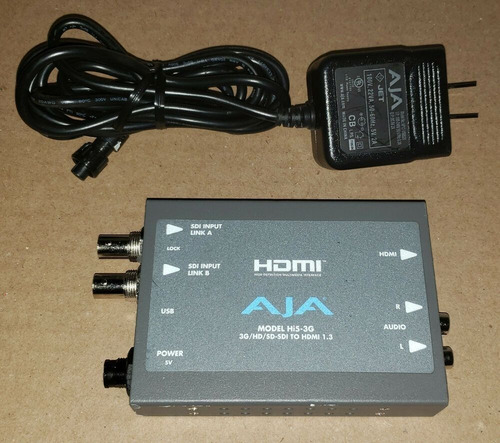 Mini-converter Aja Hi5-3g 3g/dual Link/hd/sd-sdi To Hdmi