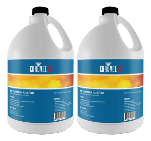 ¡ (2) Botella Galon Chauvet Hurricane Hfg Humo Niebla Haze