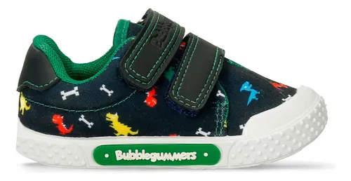 Tenis Casuales Azul Oscuro Bubblegummers Qaitan Ni o