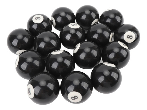 Billiard Eight Ball, 16 Unidades, Piscina De 2.3 Pulgadas De