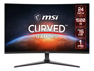 Monitor gamer curvo MSI G Series G243CV LCD 23.6" negro 100V/240V