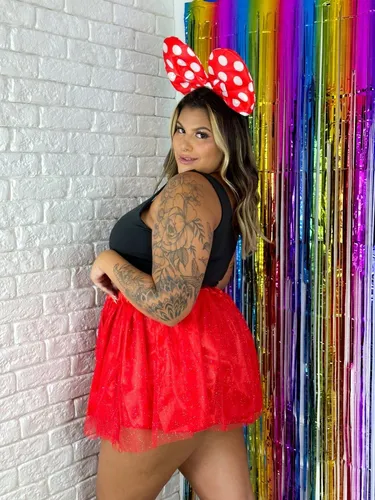 Saia de tule plus size carnaval discount