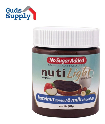 Imagen 1 de 5 de Nutiligth Chocolate Untable De Leche Con Avellanas Caja X 6