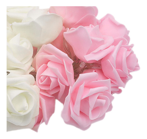 Luces De Hadas De Flores Rosas, 20 Led, Luces De Flores