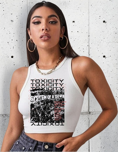 Remera System Of A Down Musculosa Chop Suey! Toxicity