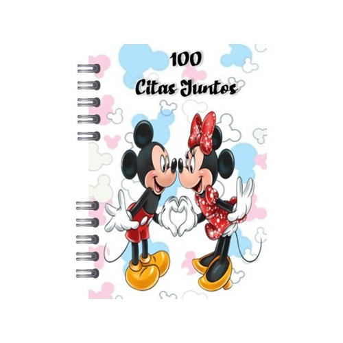 Libro 100 Citas Minnie - Mickey + Lápiz De Regalo