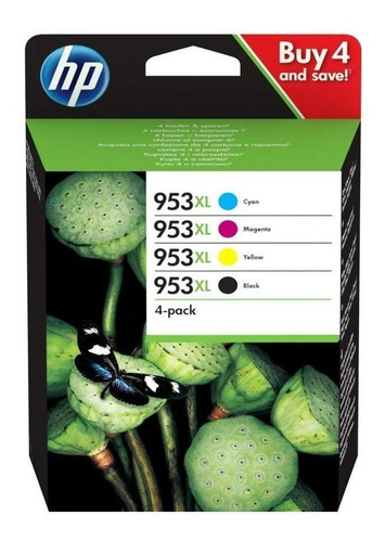 Cartucho Hp 954 953 Xl Tinta Yellow Cyan Magenta Black