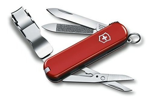 Nail Clip 580 Swiss Army Knife, Rojo