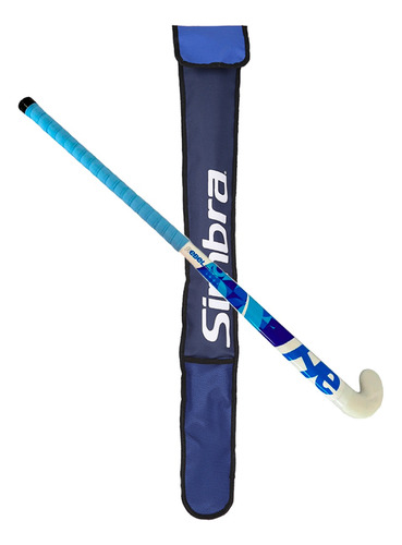 Combo Palo Hockey Equipment Fibra De Vidrio + Funda Simbra