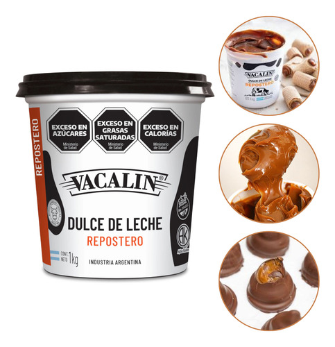 Dulce De Leche Vacalin Repostero X1kg