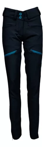 Pantalon Makalu Quechua Trekking Hombre Azul Acero 360