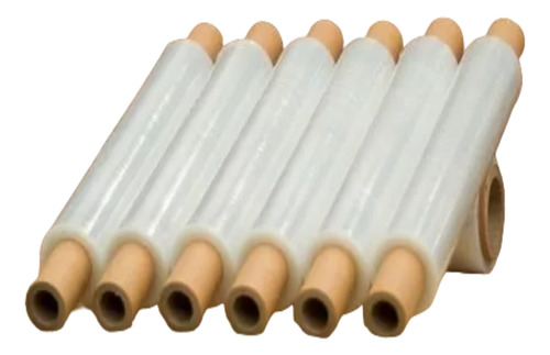 Film Stretch Virgen Cristal C/mango 50cm 2.5kg X 10 Unidades Cristal