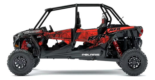 Sticker Calcomanía Polaris Rzr 4 Puertas