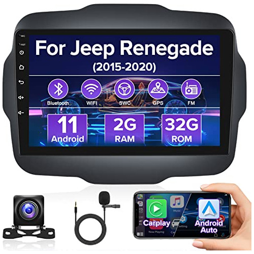 Radio Jeep Renegade 2015-2020 [2+32g], Android 11 Carpl...