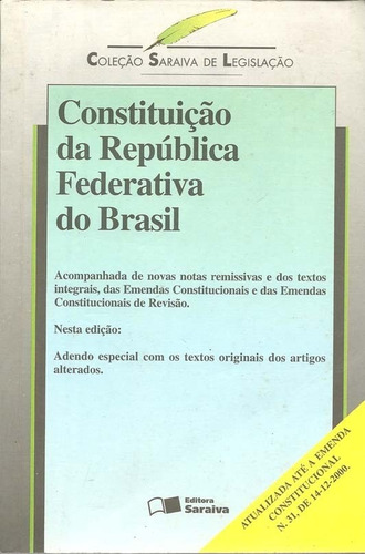 Livro - Constituição Da República Federativa Do Brasil