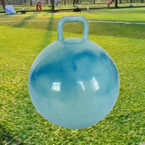 Bola De Salto, Bola Saltitante Inflável Com Alça, Azul