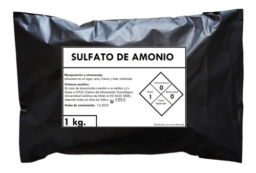 Sulfato De Amonio 1 Kg Grado Especial