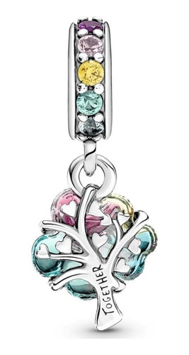 Charm  Colgante Árbol De  La Unidad De Cristal Murano