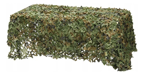 Red Malla Sombra Exterior Decorativa Camuflaje Verde 3x4m