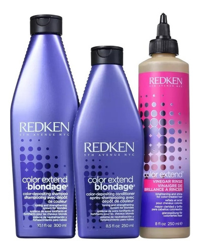 Kit Redken Color Extend Blondage - 3 Produtos 