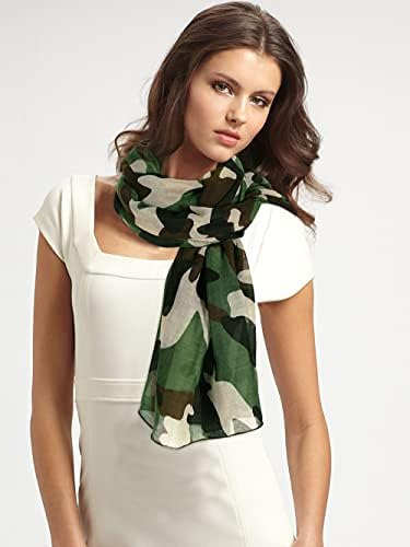 Bufandas Gerinly - Bufanda De Viaje Con Estampado De Camufla
