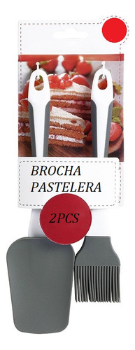 Set De Espátula Y Brocha De Silicón Para Cocina