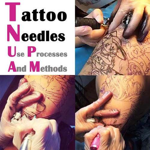 // Aguja Larga Para Tatuaje 3rl, 50 Unidades