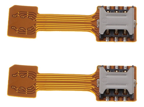 Imagen 1 de 5 de 2 Piezas Extensor Dual Sim Tarjeta Compatible Con Samsung