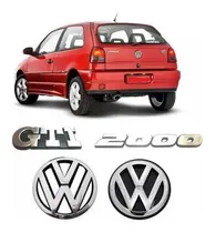 Comprar Kit Emblemas Insignias Vw Gol Gti G2 2000 1995 1996