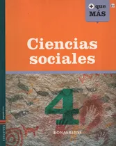 Comprar Ciencias Sociales 4 - Serie Mas Que Mas (+ Que Mas) Bonaeren