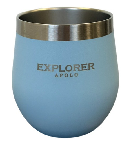 Mate Acero Inoxidable Celeste - Explorer T2 Celeste