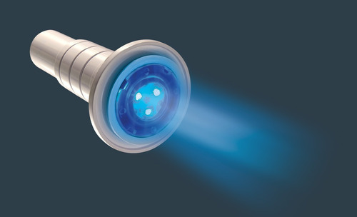 Lampara Led Color Alberca Globrite 12v 15w 30ft C/nicho 2pz
