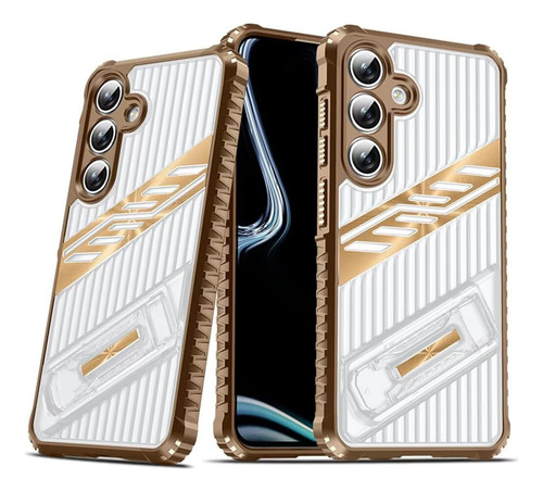 A Funda Para Samsung Galaxy A55 5g, Ultraligera, Militar, Con Soporte Integrado