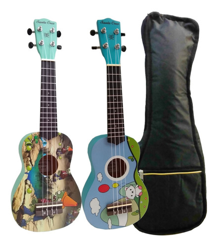 Ukelele Diseño Soprano Funda Santa Cruz Uk300 - Cuo