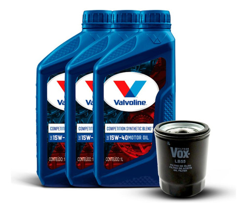 Kit Troca De Óleo Palio Siena Uno Strada Fire Valvoline