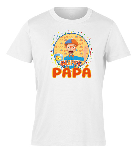 Playera Blip Cumpleaños Fiesta Familia - 1 Pz Sublimación