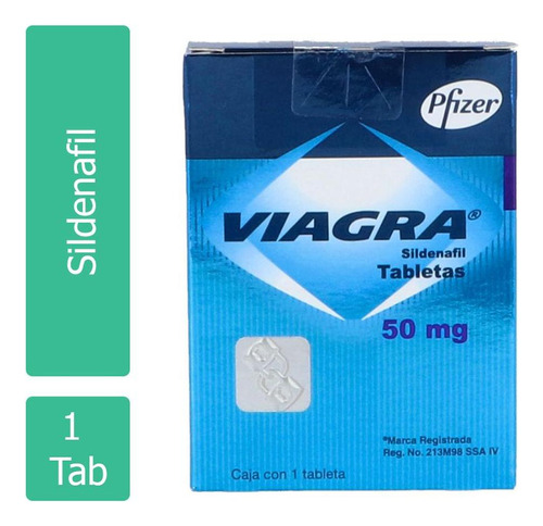 Viagra 50 Mg Caja Con 1 Tableta Recubierta