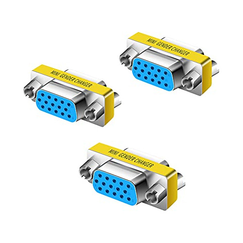 Conector Vga Lnhcaw, Hd, Nuevo Kvm Svga De 15 Vga, Tres Conv