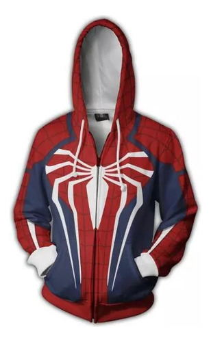 Sudadera De Cosplay De Superhéroes De Spiderman De Marvel Pa