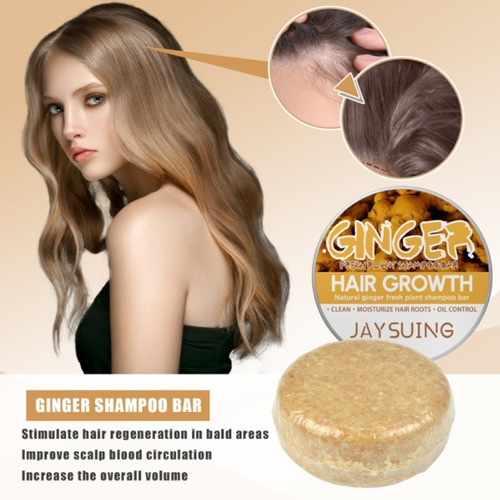 7 Barras De Xampu De Gengibre Para O Crescimento Do Cabelo