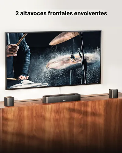 Barra De Som Ultimea Aura A60 7.1 Dolby Atmos Resistente À Á Negro