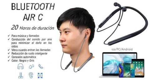 Audífonos Bluetooth Air Conduction Más De 20 Horas Y Vibra